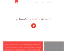 Tablet Screenshot of johnrooneydesign.com